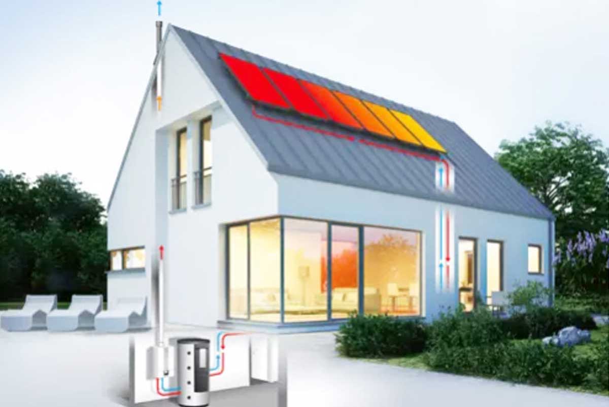 Funktionsweise Solarthermie